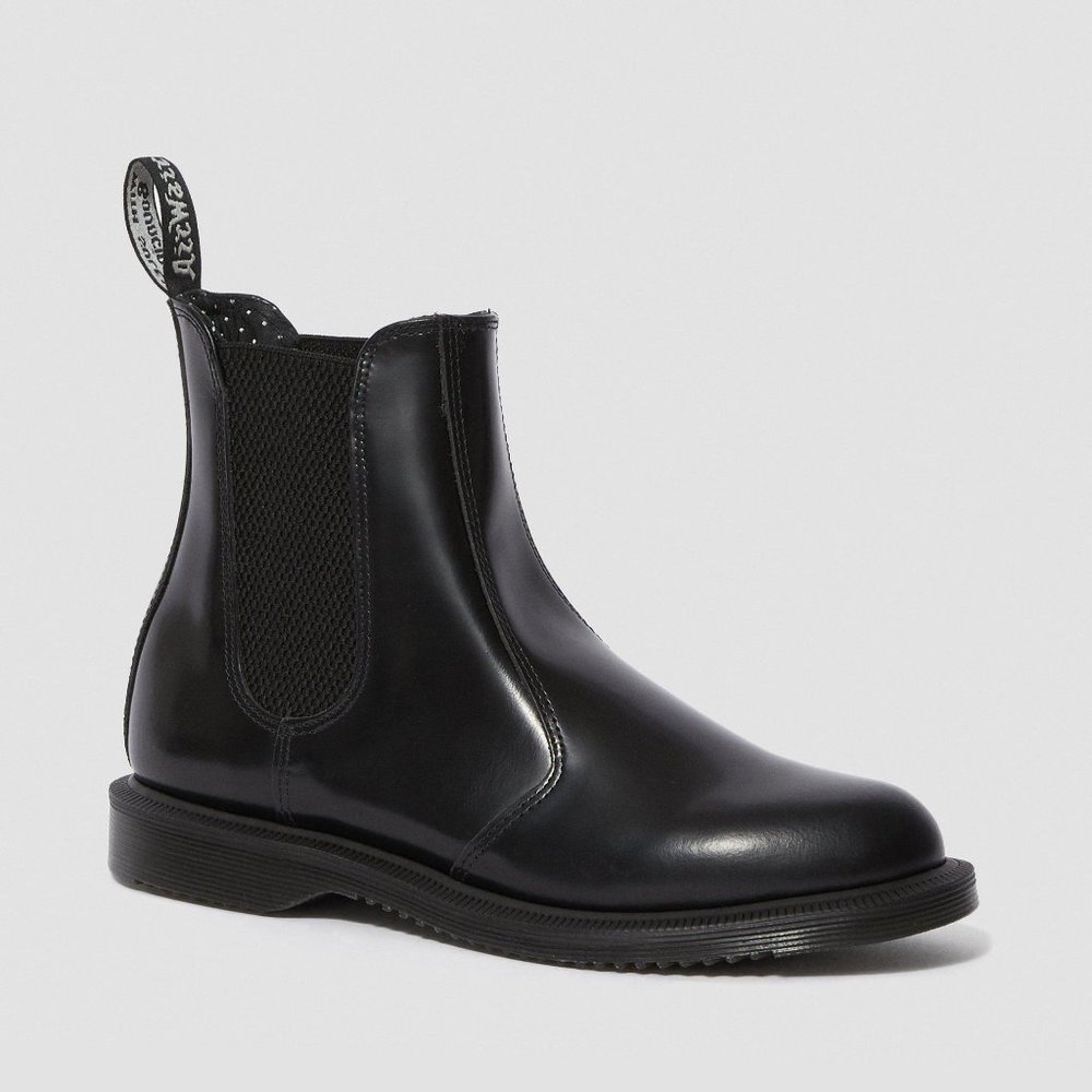 DR. MARTENS FLORA SMOOTH LEATHER CHELSEA BOOTS